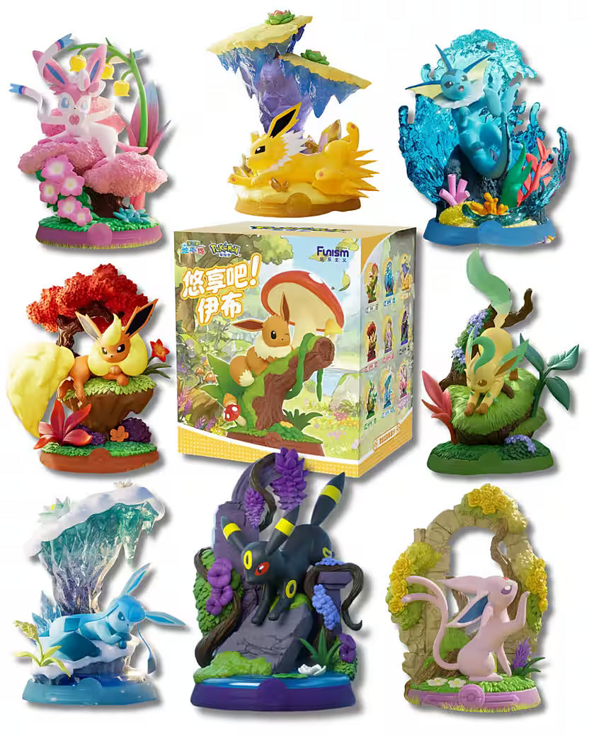 Pokemon, Blind Box, Funism, Vol. 3, Evoli Entwicklungen, ca. 12cm