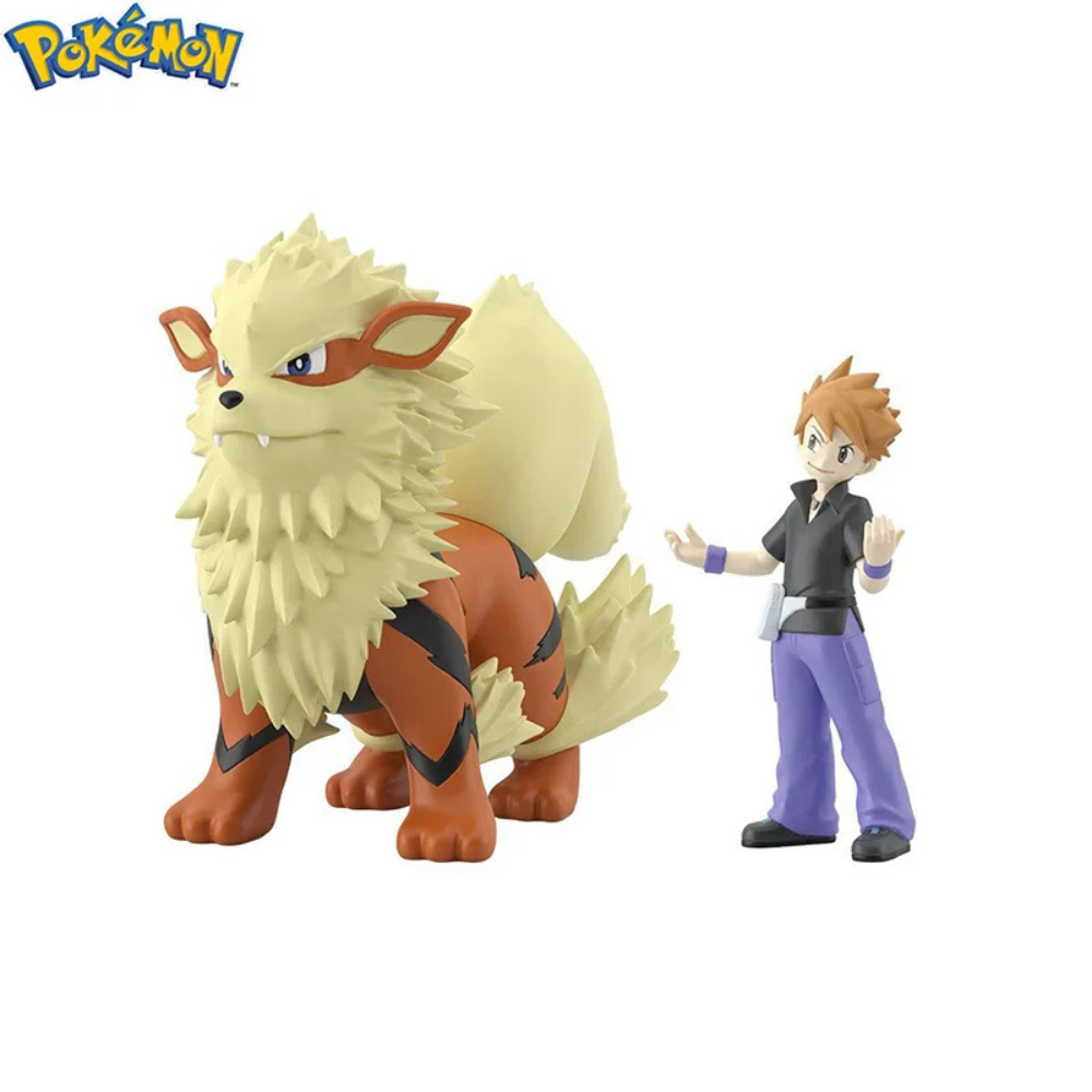 Blue & Arcanine, Pokemon, Scale World, Bandai, ca.10cm