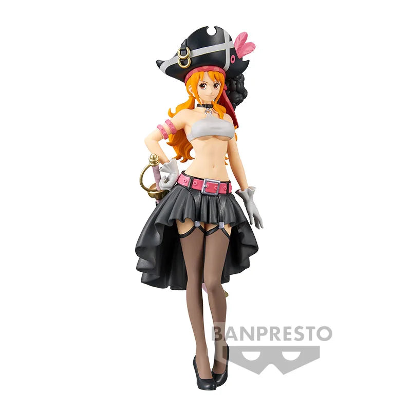 Nami, One Piece, The Grandline Lady, Banpresto, DXF Film Red, ca. 17cm