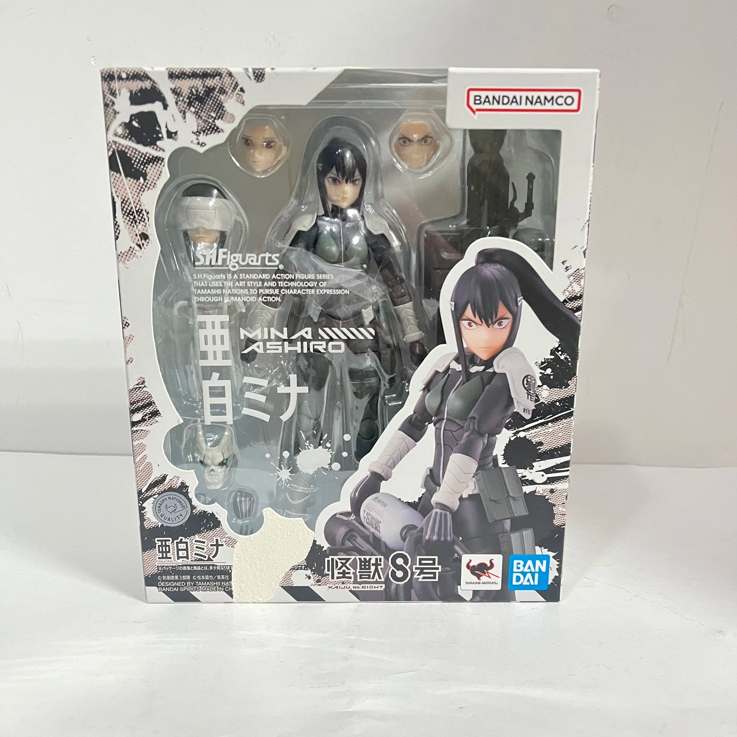 Mina Ashiro, Kaiju Nr.8, S.H.Figuarts, Bandai Namco, ca. 14cm