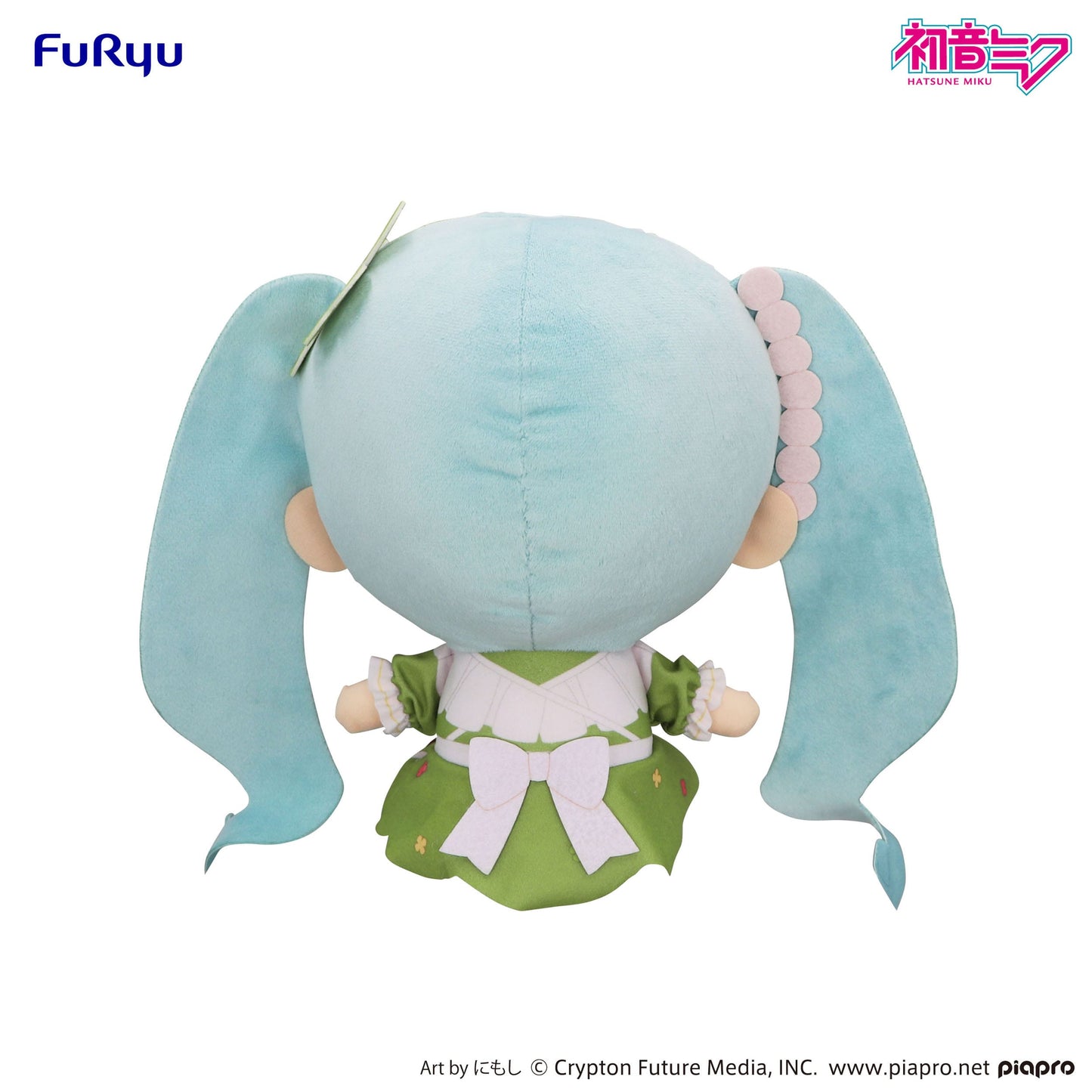 Hatsune Miku, Kyurumaru, FuRyu, Big Plushie,Clover ca. 26 cm