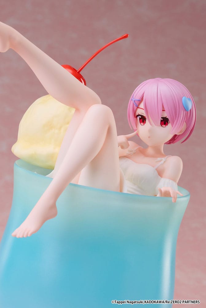 Ram Cream Soda Ver., Re:Zero Starting Life in another World, Elcoco, ca. 21 cm
