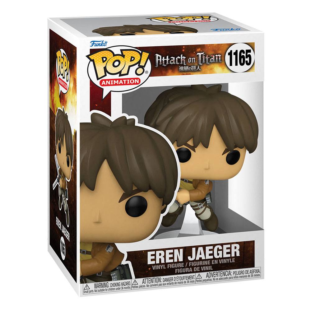 Eren Yeager, Attack on Titan, Funko POP! Animation Vinyl Figur, ca. 9 cm