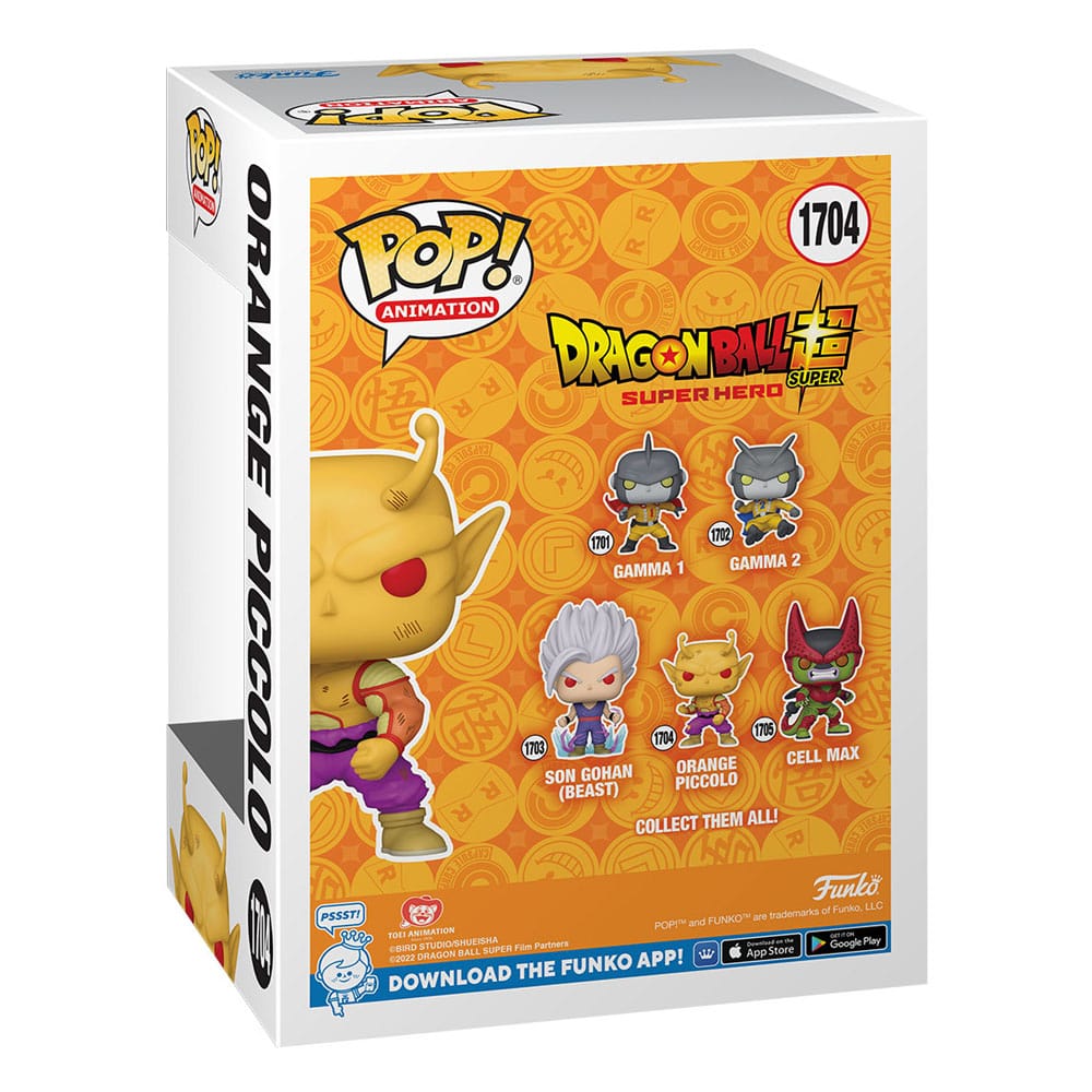 Orange Piccolo, Dragon Ball Super: Super Hero, Funko POP! Animation Vinyl Figur, ca. 9 cm
