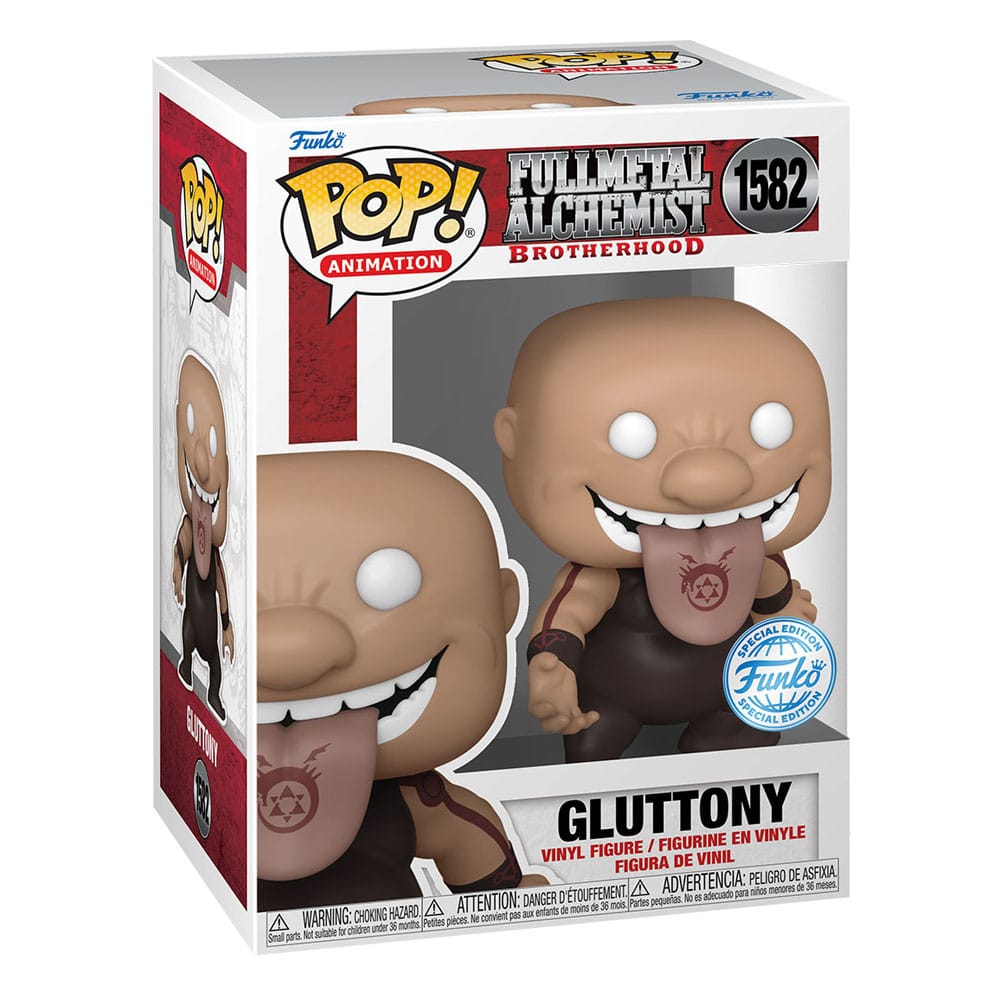Gluttony, Fullmetal Alchemist Brotherhood, Funko POP! Animation Vinyl Figur, ca. 9 cm