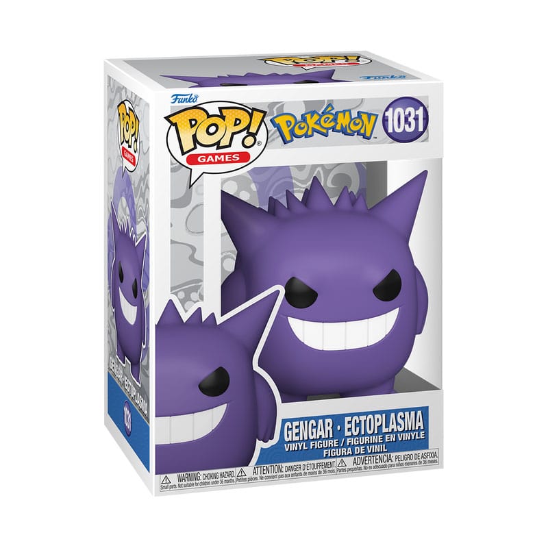Gengar, Pokemon, Funko POP! Games Vinyl Figur, ca. 9 cm