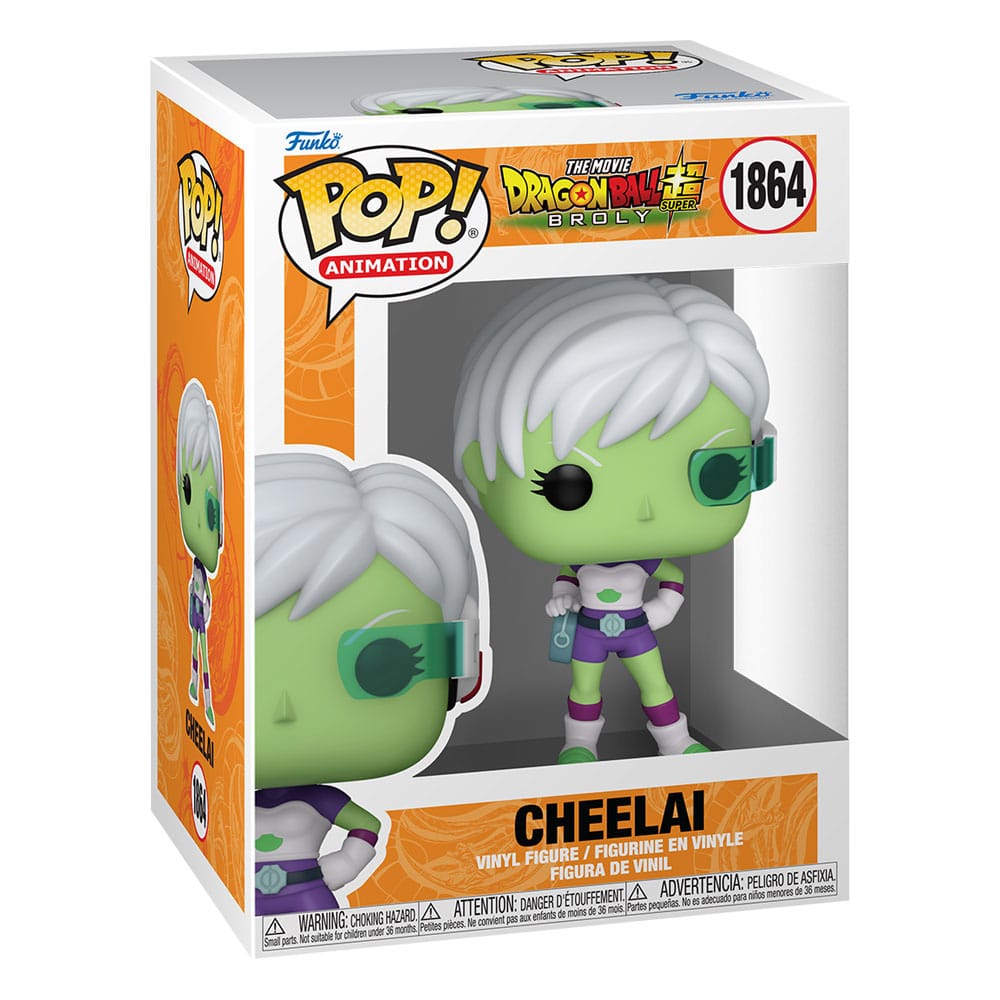 Cheelai, Dragon Ball Super: Broly, Funko POP! Animation Vinyl Figur, ca. 9 cm