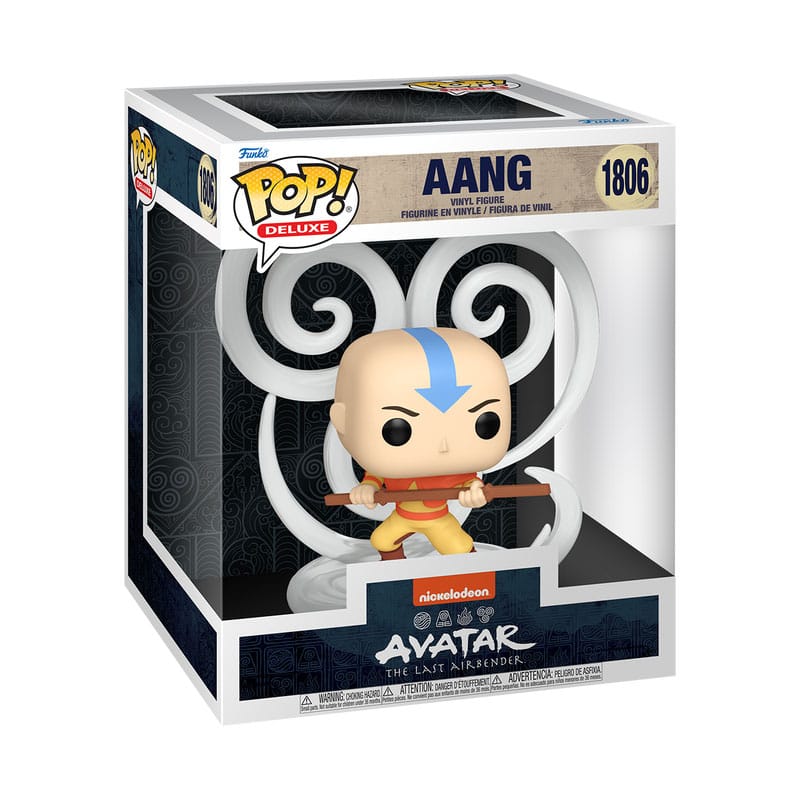 Aang, Avatar Der Herr der Elemente, Funko POP! Deluxe Vinyl Figur, ca. 9 cm