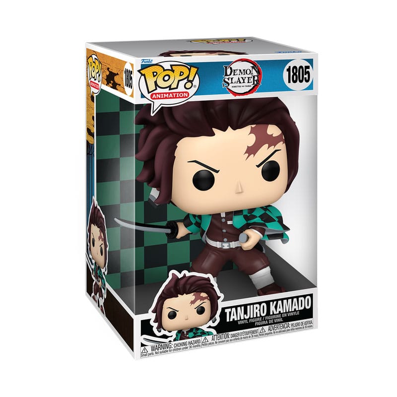 Tanjiro, Demon Slayer: Kimetsu no Yaiba, Super Sized Jumbo Funko POP! Vinyl Figur, ca. 25 cm