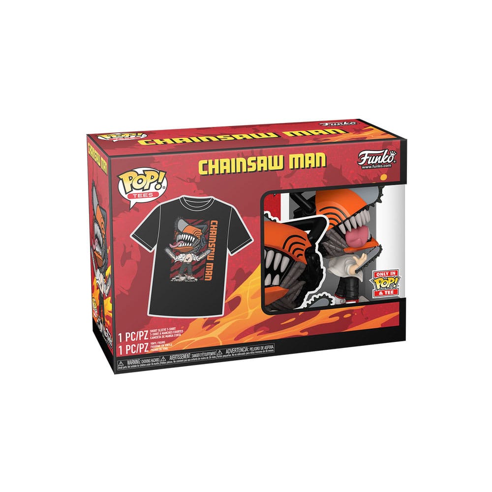 Chainsaw Man, Funko POP! Figur & T-Shirt Set