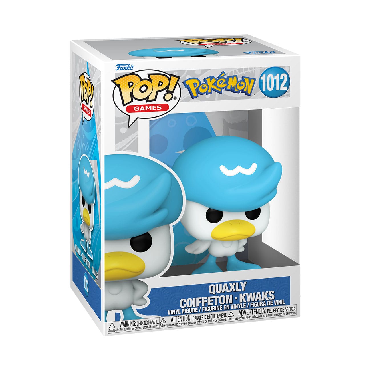 Quaxly(EMEA), Pokemon, Funko POP! Games Vinyl Figur, ca. 9 cm