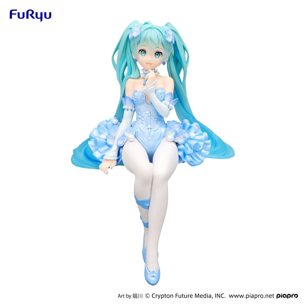 Hatsune Miku- Flower Fairy Nemophila Pail Blue Color Ver., Vocaloids, Noodle Stopper, FuRyu, approx. 15 cm