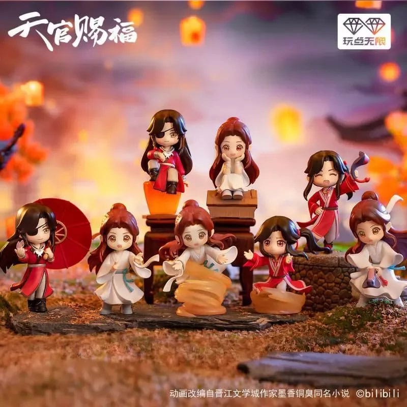 Heaven Official`s Blessing, Mini-Figuren, Blind Box, Tian Guan Ci Fu, Lucky To Meet You Serie, ca. 9 cm