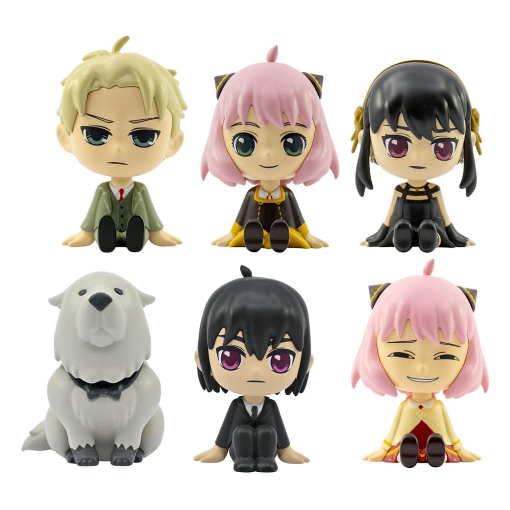 Spy x Family, Blind Box, YuMe, Bobble Hero Wackelkopf-Figuren, ca. 6 cm
