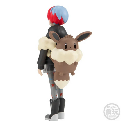 Penny & Feelinara Figuren Set, Pokemon, Paldea Region , Bandai Namco, ca. 5,5cm & 7,5cm