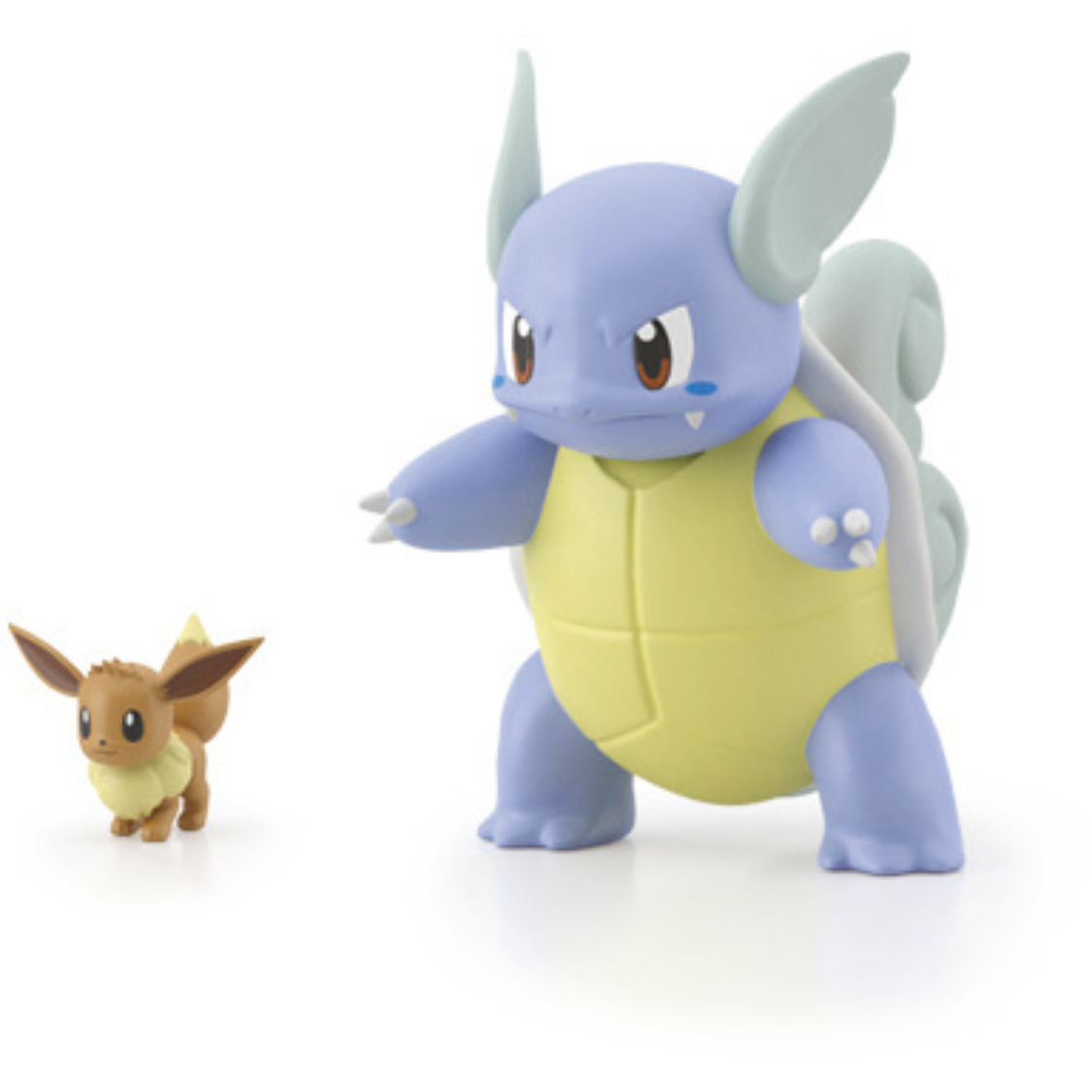 Evoli & Schillock, Pokemon, Scale World, Kanto Region, Bandai, ca. 6- 10cm