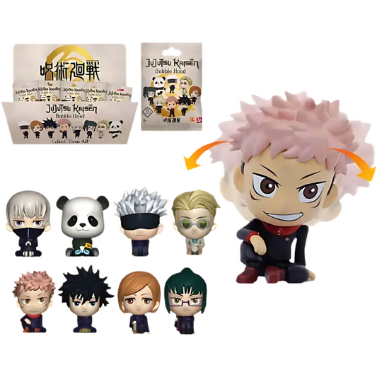 Jujutsu Kaisen, YuMe, Blind Box, Bobble Hero Wackelkopf-Figuren, ca. 6 cm