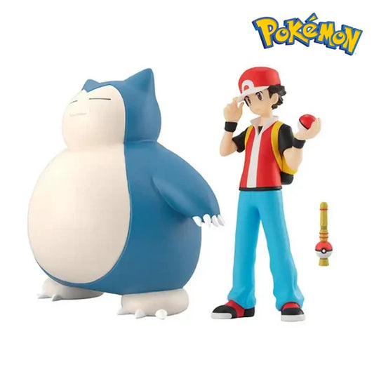 Relaxo und Red, Pokemon, Bandai, Scale World, ca. 8 und 10cm
