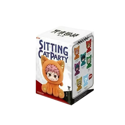 Jujutsu Kaisen, Blind Box, Sitting Cat Party, Plushie, ca. 13cm