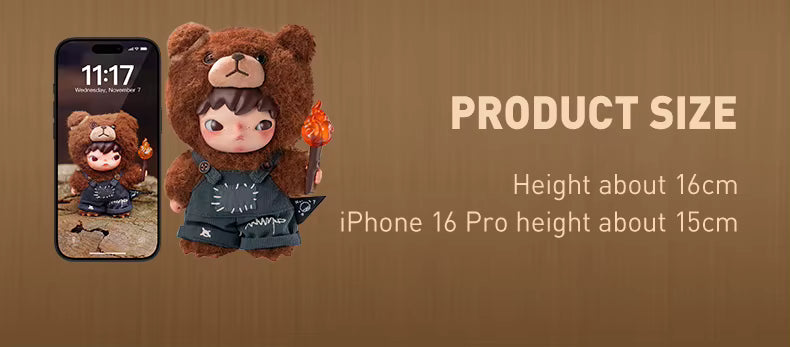 Hirono Living Fight for joy, Pop Mart, ca. 16cm