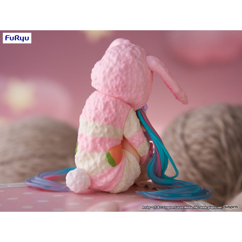 Hatsune Miku im Pyjama mit Kaninchenohren, Nudel Stopper, Vocaloids, FuRyu, ca. 11cm