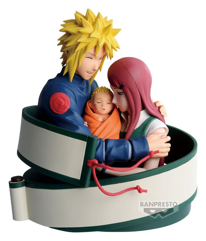 Minato & Naruto & Kushina, Naruto 72 Series, Banpresto, ca. 13 cm