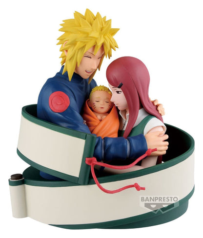 Minato & Naruto & Kushina, Naruto 72 Series, Banpresto, ca. 13 cm