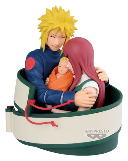 Minato & Naruto & Kushina, Naruto 72 Series, Banpresto, ca. 13 cm