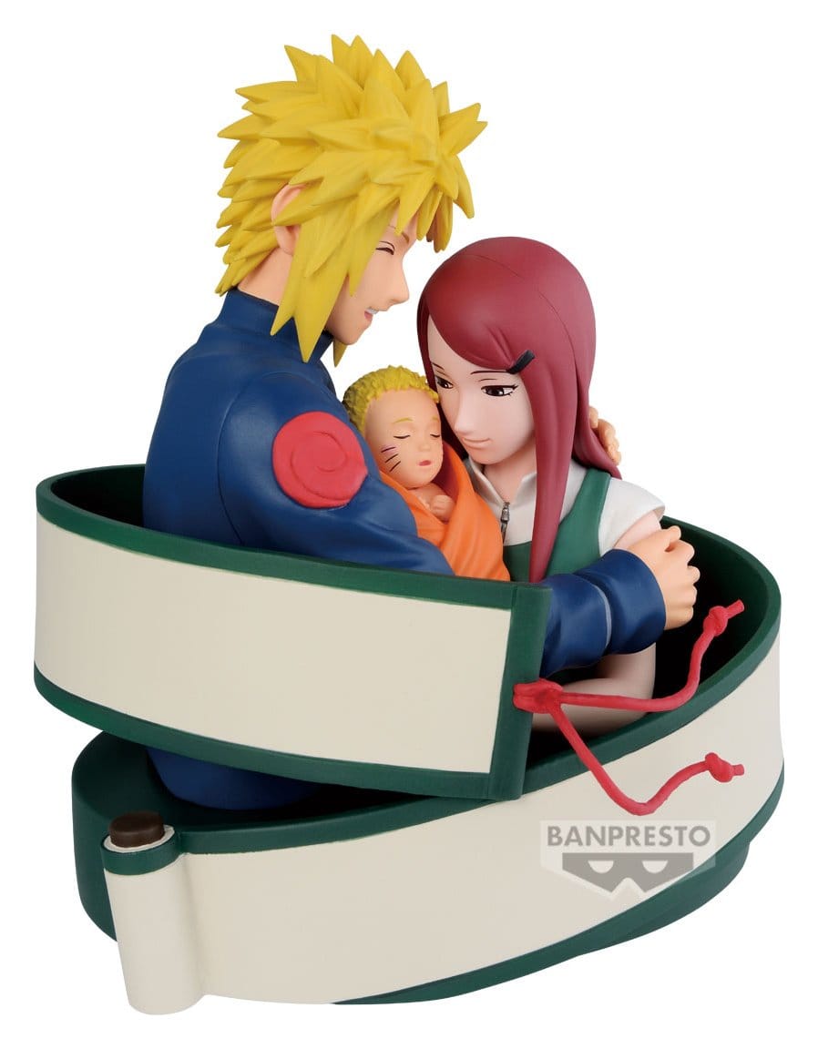 Minato & Naruto & Kushina, Naruto 72 Series, Banpresto, ca. 13 cm
