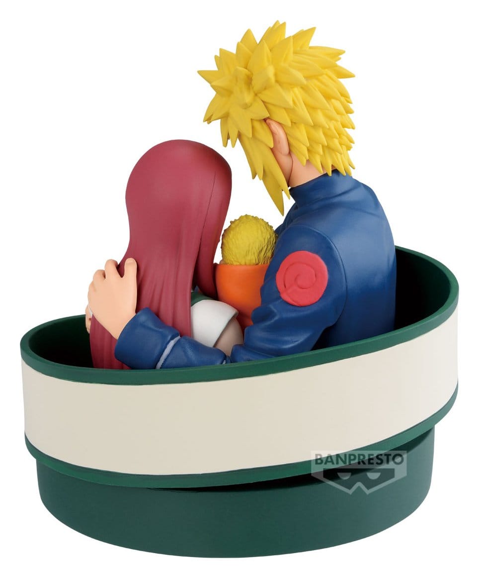 Minato & Naruto & Kushina, Naruto 72 Series, Banpresto, ca. 13 cm