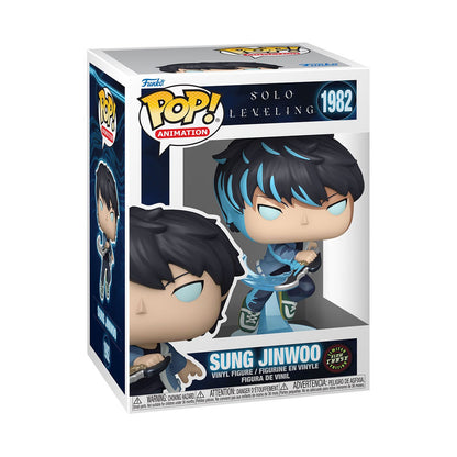 Sung Jinwoo ( Limited Glow Chase Edition), Solo Leveling, Funko POP! Animation Vinyl Figur, ca. 9 cm