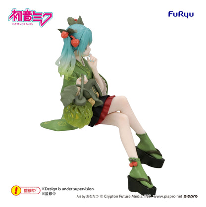 Hatsune Miku, FuRyu Noodle Stopper Figur, Flower Fairy Winter Cherry Green Color Ver., ca. 15 cm, Vorbestellung