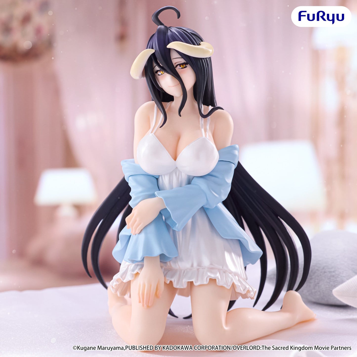 Albedo, Overlord, FuRyu, Noodle Stopper Figur, Loungewear Pearl White Ver., ca. 12 cm, Vorbestellung