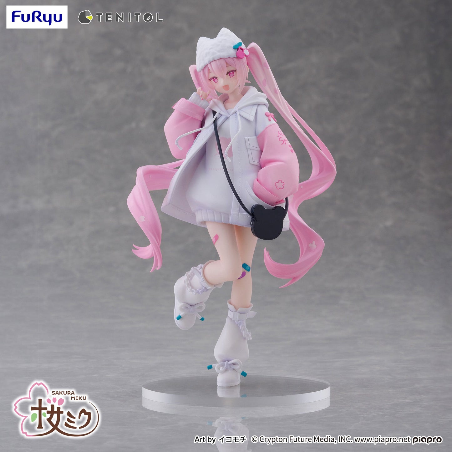 Sakura Miku Cool style [petit], Hatsune Miku, Vocaloids, FuRyu 19 cm