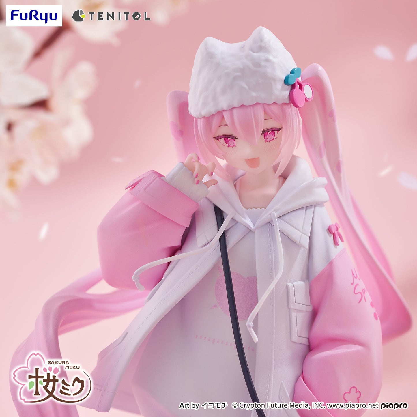 Sakura Miku Cool style [petit], Hatsune Miku, Vocaloids, FuRyu 19 cm