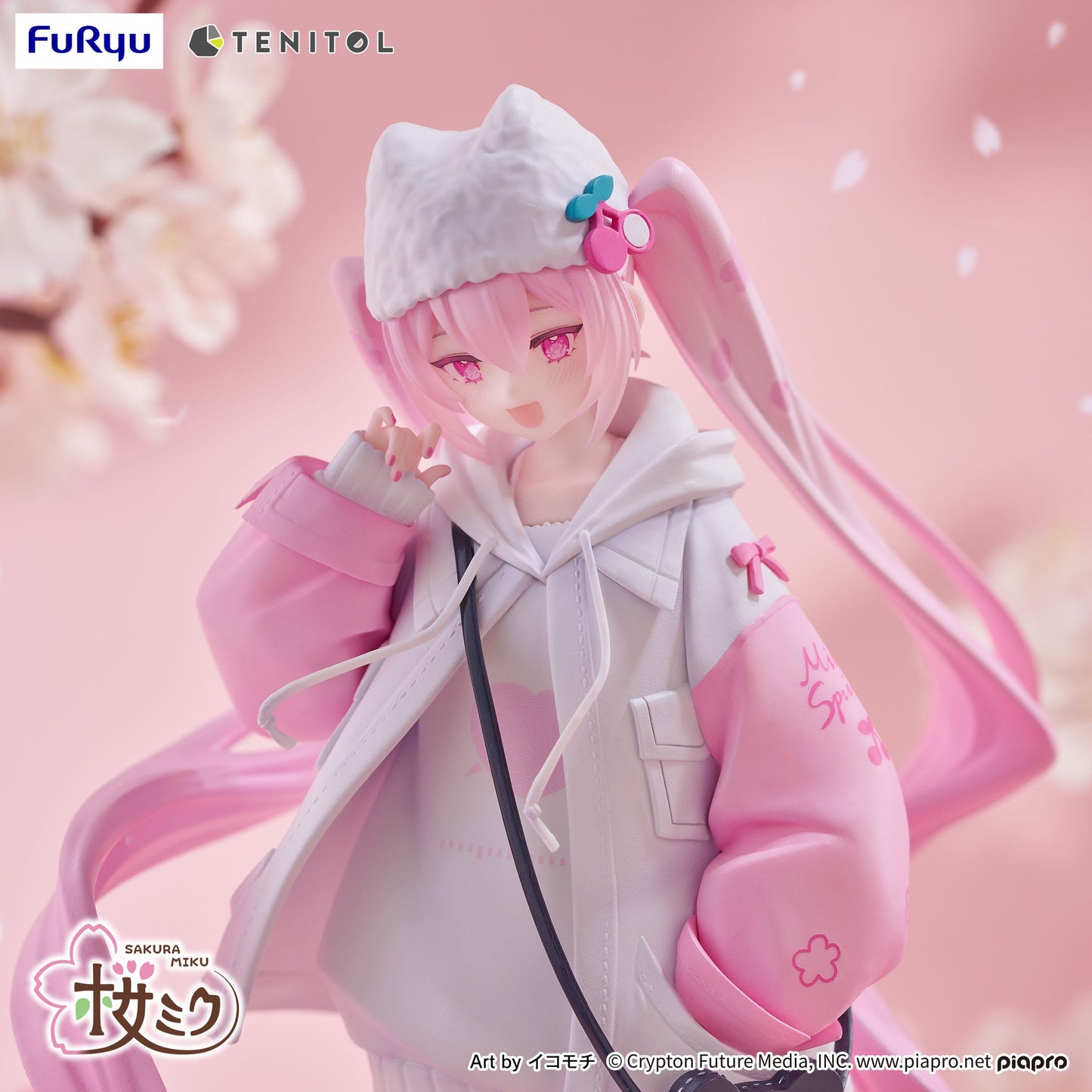 Sakura Miku Cool style [petit], Hatsune Miku, Vocaloids, FuRyu 19 cm