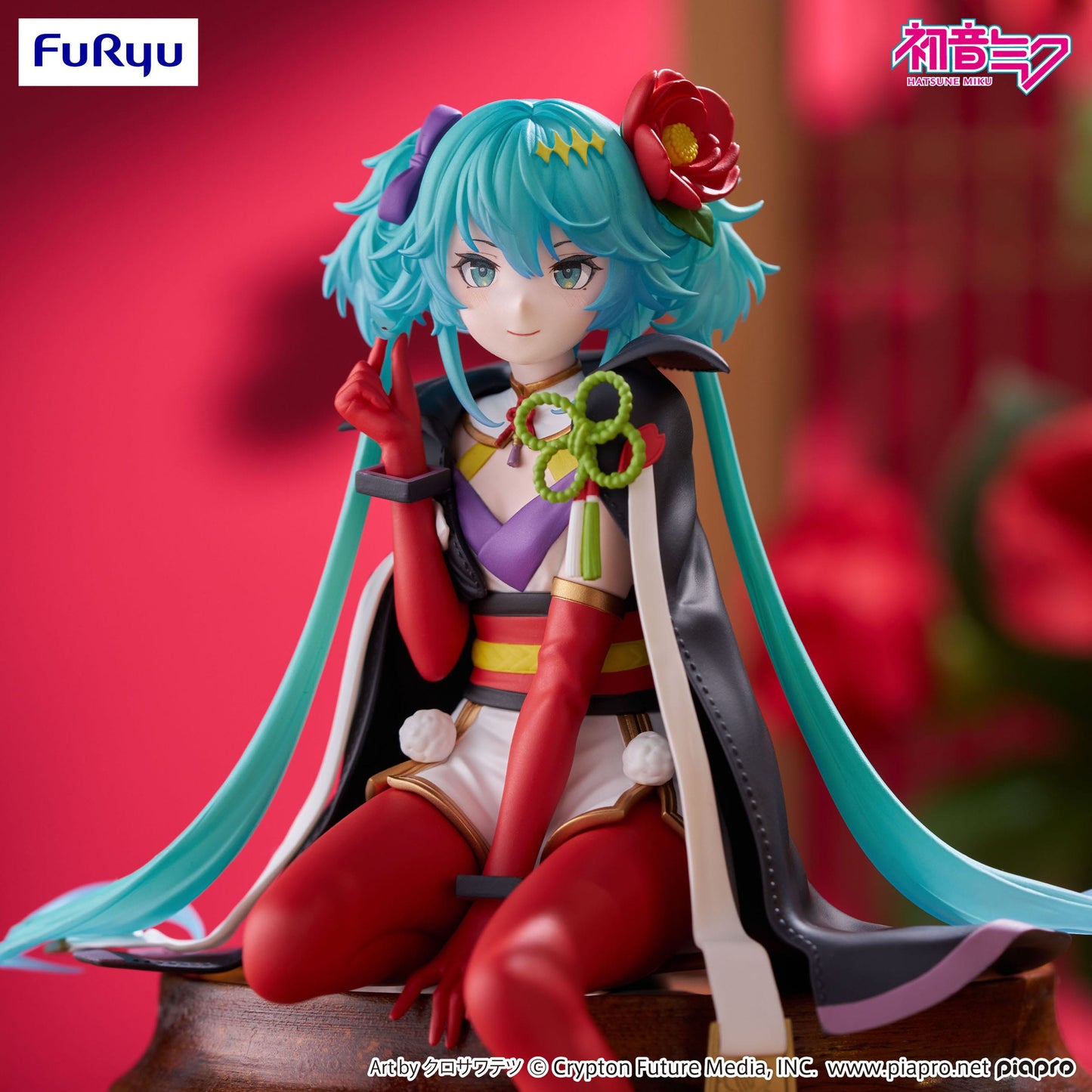 Hatsune Miku Flower Fairy Camellia, Hatsune Miku, Vocaloids, FuRyu Noodle Stopper, ca 15 cm
