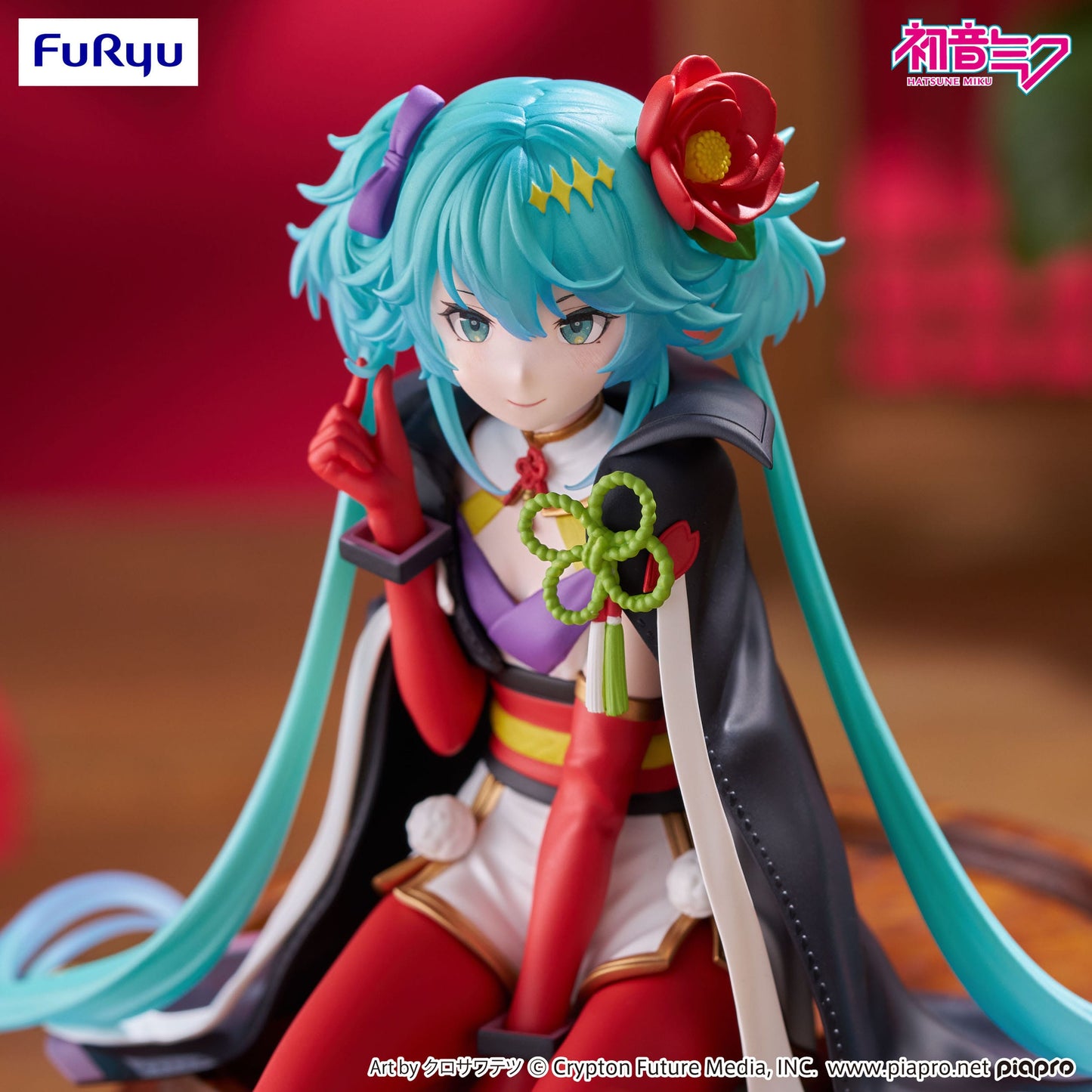 Hatsune Miku Flower Fairy Camellia, Hatsune Miku, Vocaloids, FuRyu Noodle Stopper, ca 15 cm
