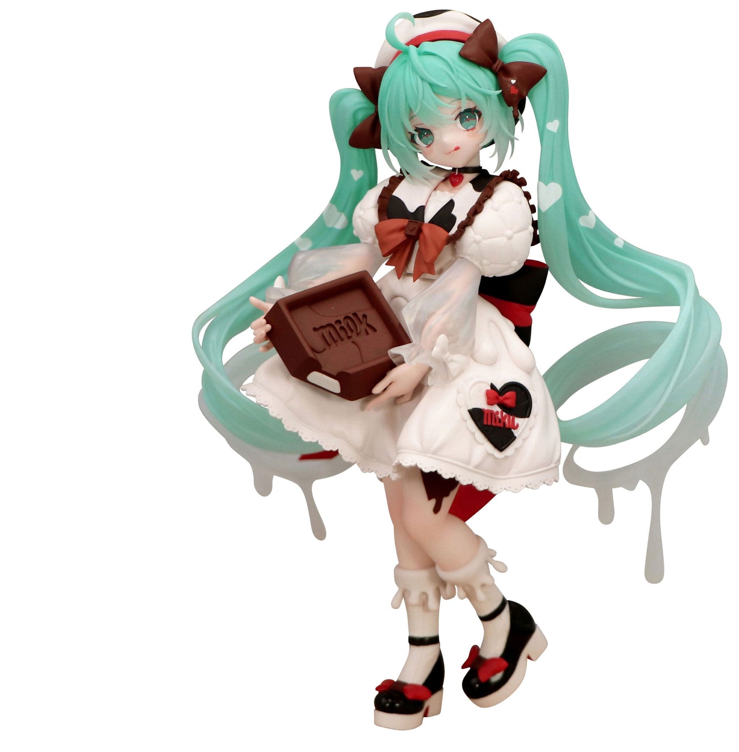Hatsune Miku Milk Ver., Hatsune Miku x Tirol Choco Trio-Try-iT, Vocaloids, FuRyu, ca 18 cm