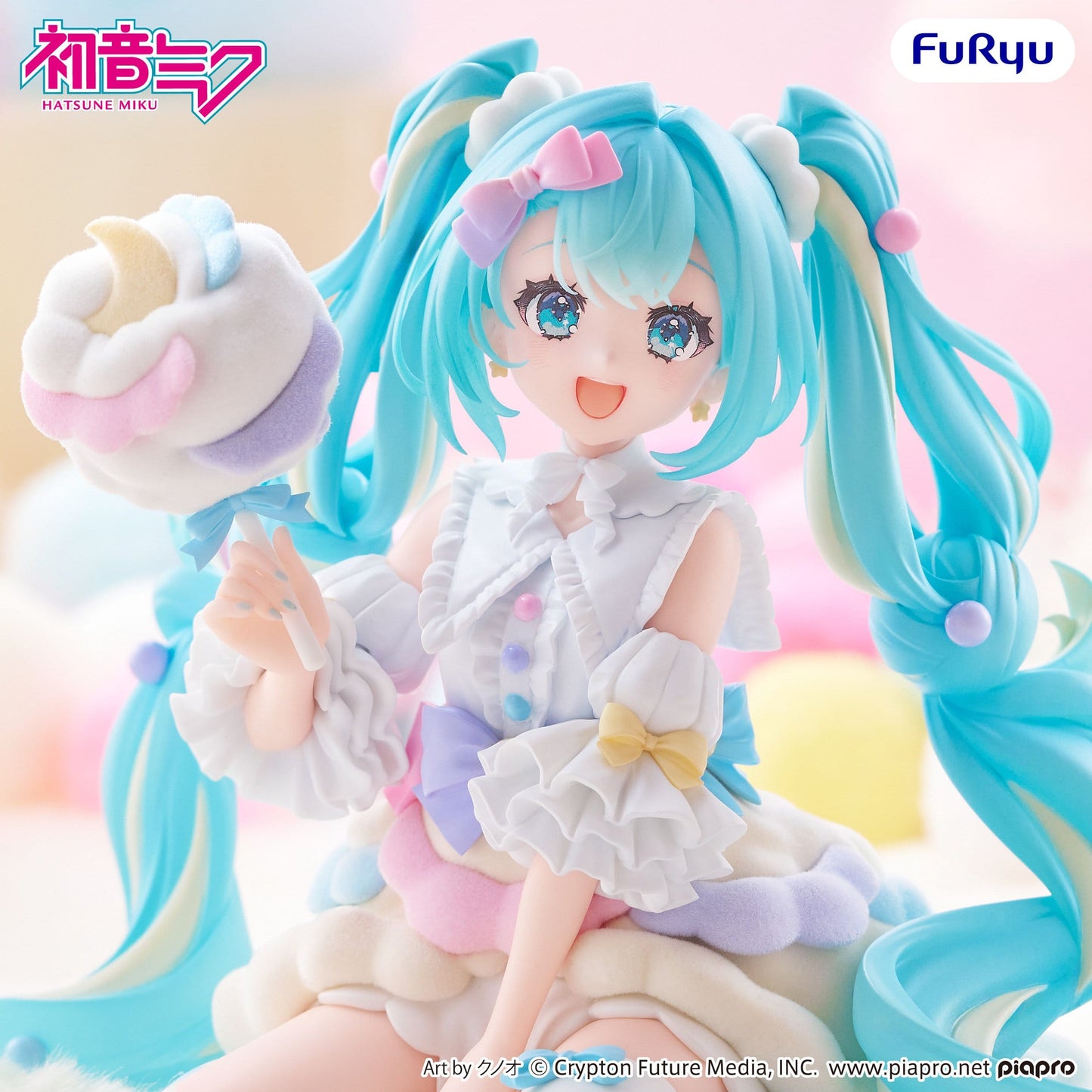 Hatsune Miku, Vocaloids, FuRyu, melffy FIgur, Sugar Cloud ver., ca. 11 cm, Vorbestellung