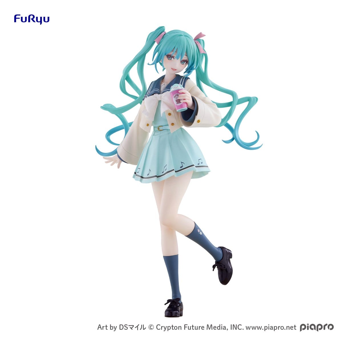 Hatsune Miku, Vocaloids, FuRyu, Sweet School Life Pure Version, ca. 18 cm, Vorbestellung