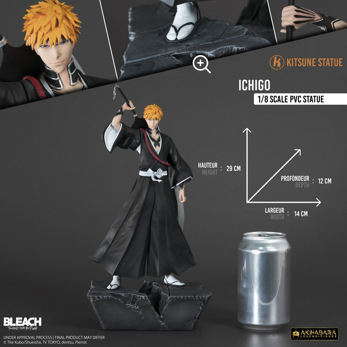 Ichigo, Bleach: Thousand-Year Blood War, Kitsune Statue, 1/8, ca. 29 cm, Vorbestellung