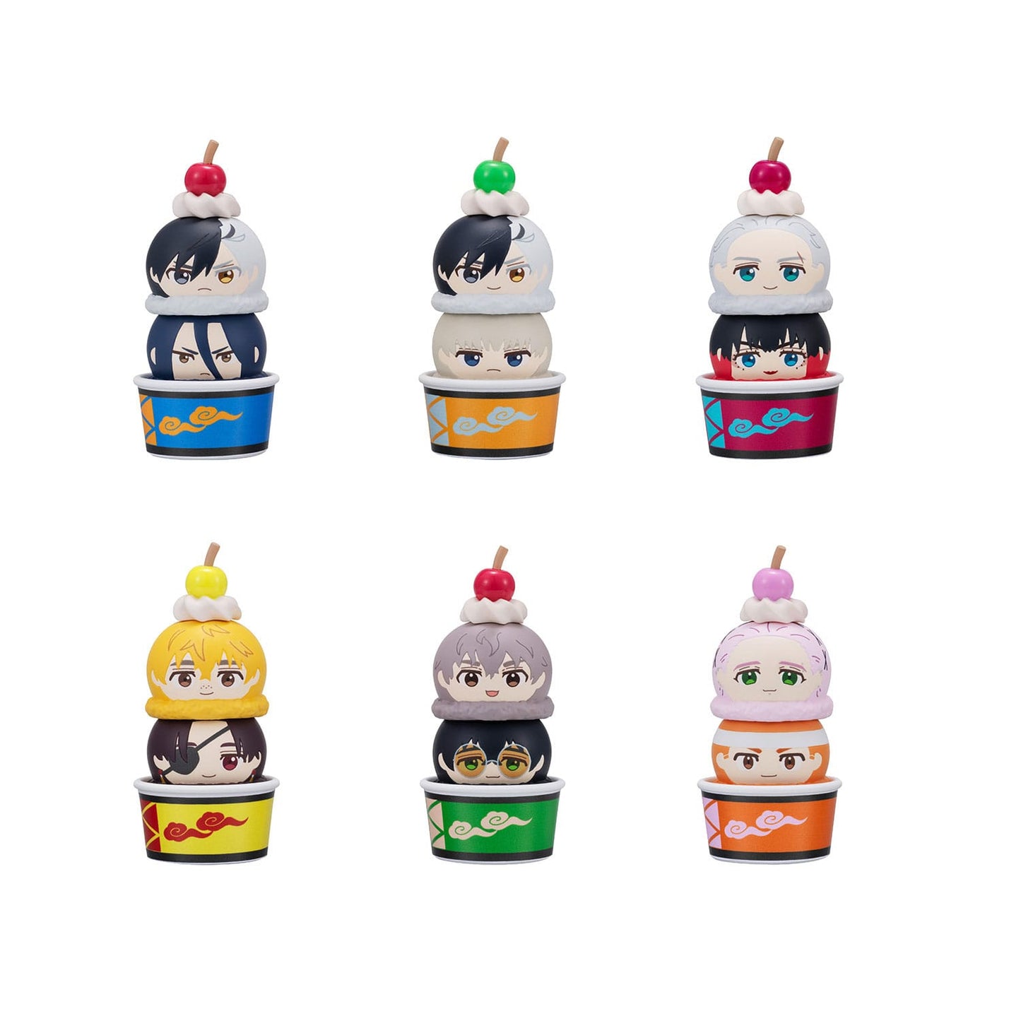 Wind Breaker, Blind Box, MegaHouse, Tsumichen Stack up & Change Sammelfiguren, ca 8 cm