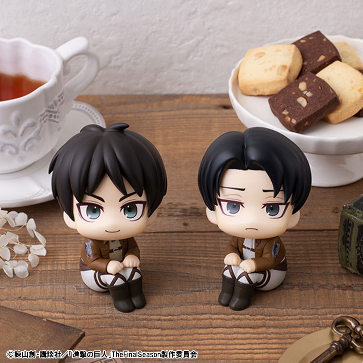 Eren Jaeger & Levi Set, Attack on Titan, Megahouse, Look Up, ca. 11 cm, Vorbestellung