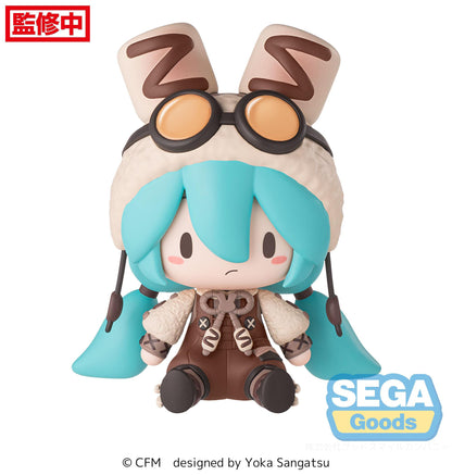 Hatsune Miku Marshmallow Hot Cocoa, Character Vocal Series 01: Hatsune Miku Fuwa Petit Chibi Figur, Vocaloids, SEGA, ca 10 cm