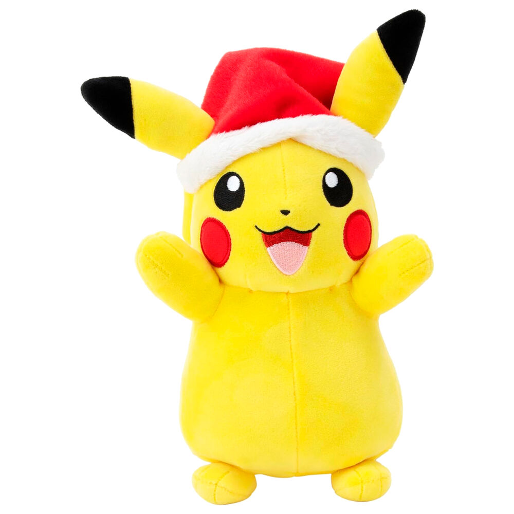 Pikachu Christmas, Pokemon, Plushie, Jazwares, ca. 20cm