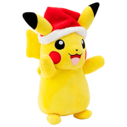Pikachu Christmas, Pokemon, Plushie, Jazwares, ca. 20cm