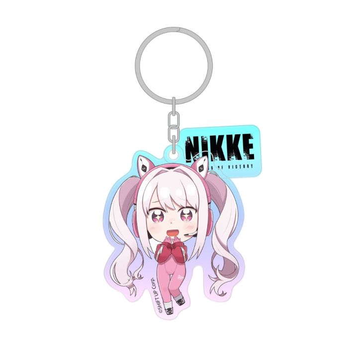 Alice, Goddess of Victory: NIKKE, Holographic Acrylic Keychain, Sakami, ca. 7cm