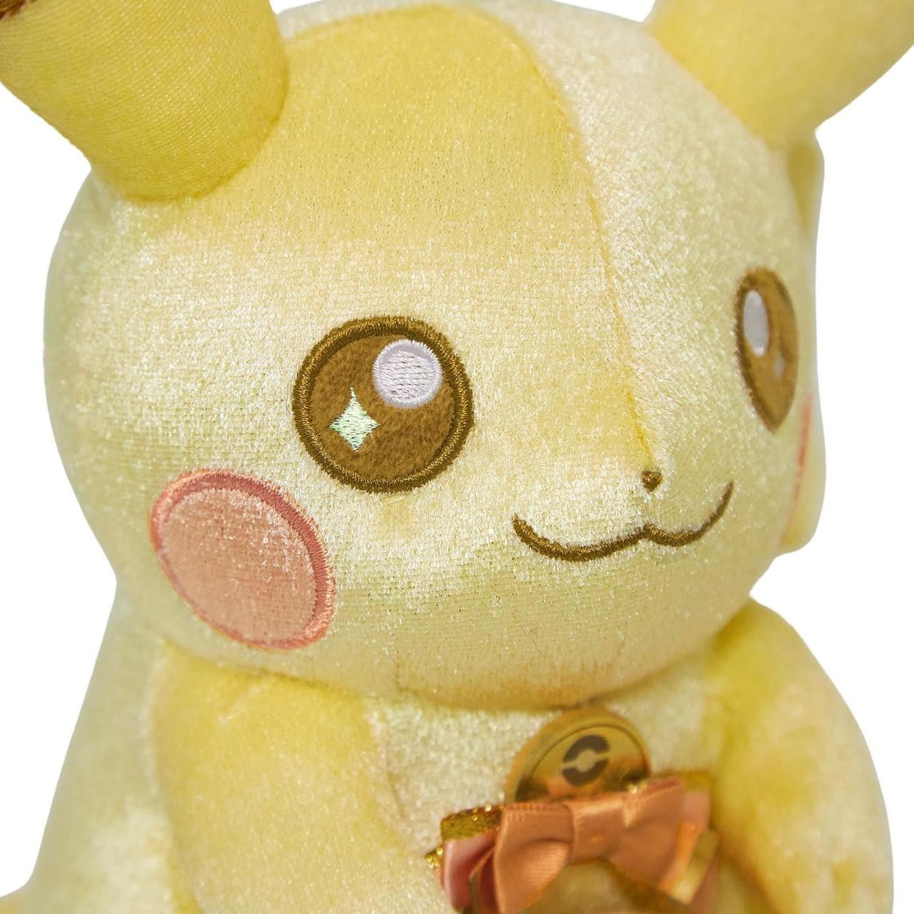 Shiny Pikachu, Pokémon,  30th Anniversary, Plushie, ca. 22 cm, POKEMON CENTER JAPAN EXCLUSIVE!