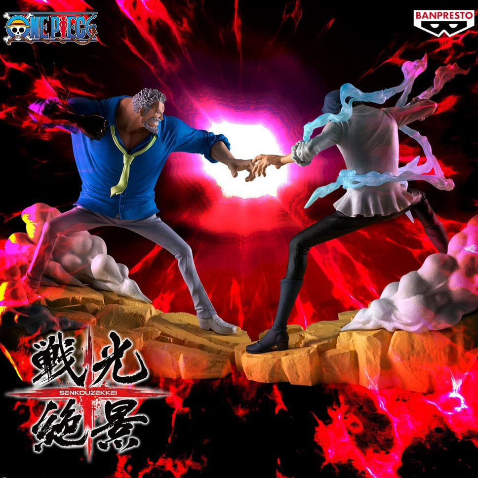 Monkey D. Garp, One Piece, Senkozekkei, Banpresto,ca. 19 cm